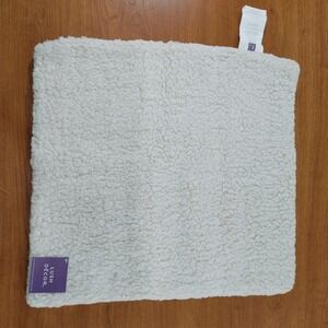 Lush Decor Cozy Soft Sherpa Reversible Throw Pillow Neutral 20x20